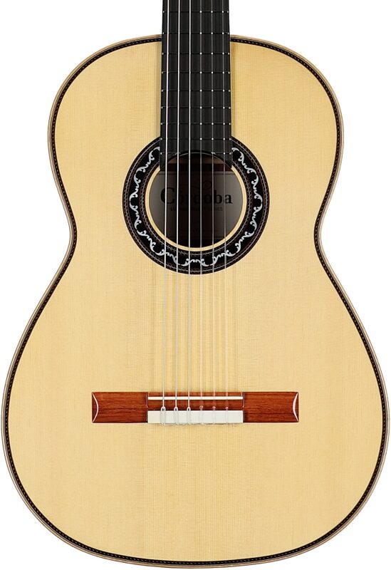 open zoom image for Cordoba Esteso SP Classical Acoustic Guitar (with Case), Natural, Serial Number 72201890, Body Straight Front