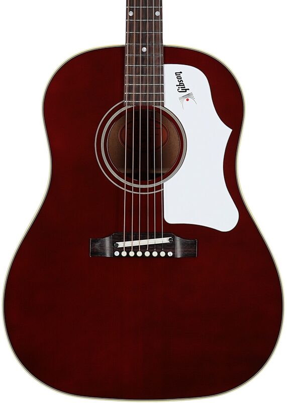 open zoom image for Gibson '60s J-45 Original Acoustic Guitar (with Case), Wine Red, Serial Number 23175263, Body Straight Front