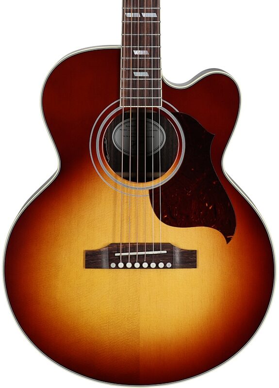 open zoom image for Gibson Parlor Rosewood EC Acoustic-Electric Guitar (with Case), Rosewood Burst, Serial Number 20576024, Body Straight Front