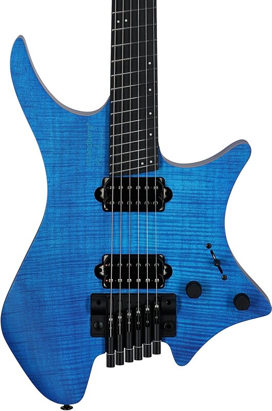 open zoom image for Strandberg Boden Prog NX 6 Electric Guitar (with Gig Bag), Deep Blue, Serial Number C2513219, Body Straight Front