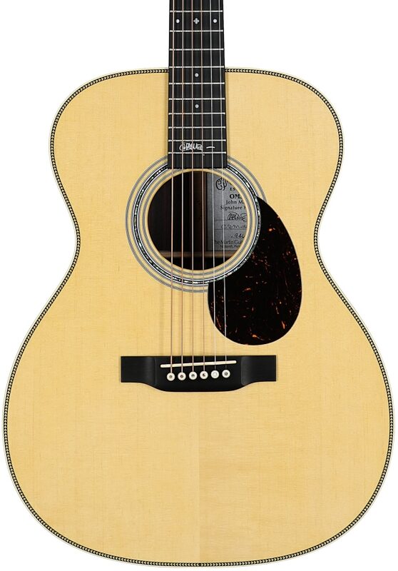 open zoom image for Martin OM-JM John Mayer Special Edition Acoustic-Electric Guitar (with Case), New, Serial Number M3062052, Body Straight Front