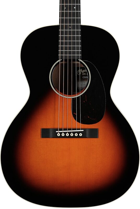 open zoom image for Martin CEO7 Sloped Shoulder 00 14-Fret Acoustic Guitar (with Case), Autumn Sunset Burst, Serial Number M3063974, Body Straight Front