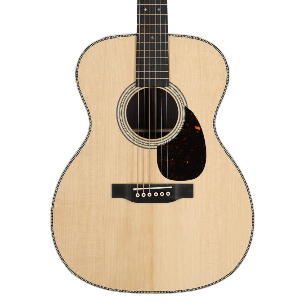 open zoom image for Martin OM-28 Modern Deluxe Orchestra Acoustic Guitar (with Case), New, Serial Number M3053643, Body Straight Front