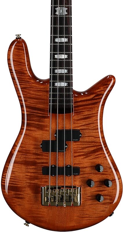 open zoom image for Spector Euro 4 Doug Wimbish Signature Model Electric Bass, Amber Gloss, Serial Number ]c121nb24179, Body Straight Front