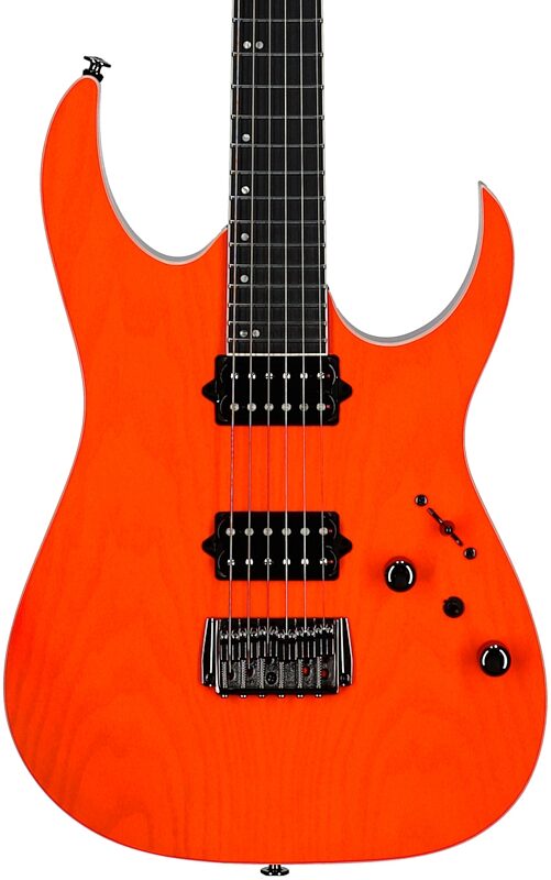 open zoom image for Ibanez RGR5221R Prestige Electric Guitar (with Case), Transparent Fluorescent Orange, Serial Number 210001F2606484, Body Straight Front