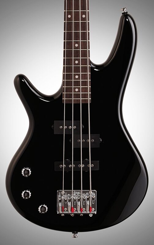 open zoom image for Ibanez GSRM20 Left-Handed Mikro Electric Bass, Black, Body Straight Front