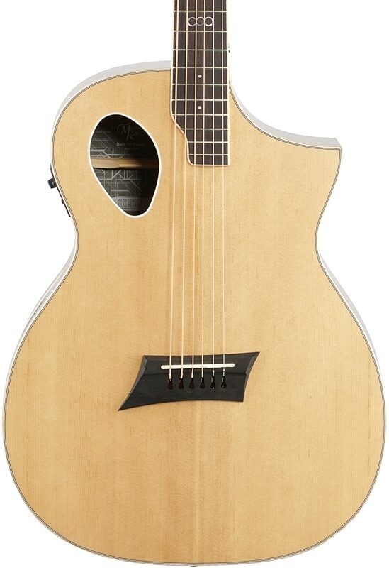 open zoom image for Michael Kelly Triad Port Acoustic-Electric Guitar, Natural, Body Straight Front