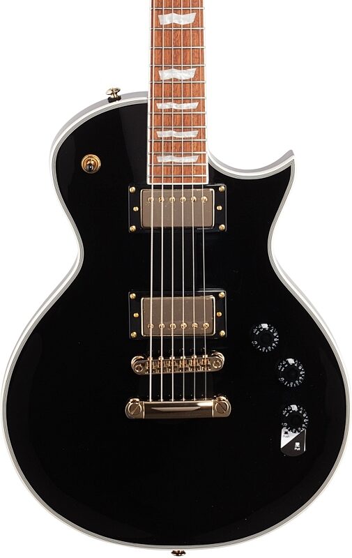 open zoom image for ESP LTD EC-256 Electric Guitar, Black, Body Straight Front