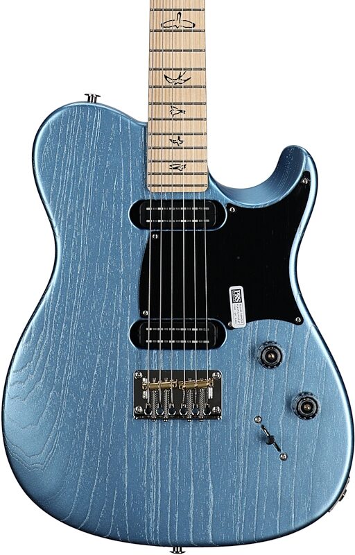 open zoom image for PRS Paul Reed Smith NF 53 Satin Electric Guitar (with Gig Bag), Satin Frost Blue Metallic, Body Straight Front