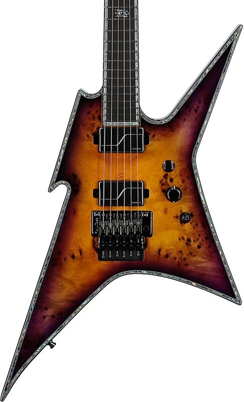 open zoom image for B.C. Rich Ironbird Extreme Exotic FR Electric Guitar, Purple Haze, Body Straight Front