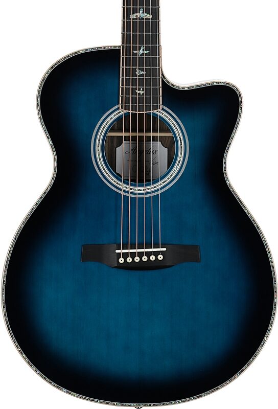 open zoom image for PRS Paul Reed Smith SE Angelus A60E Acoustic-Electric Guitar, Cobalt Blue Burst, Body Straight Front