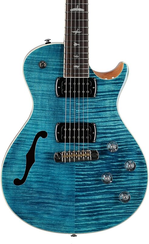 open zoom image for PRS Paul Reed Smith SE Zach Myers 594-v2 Electric Guitar (with Gig Bag), Myers Blue, Body Straight Front