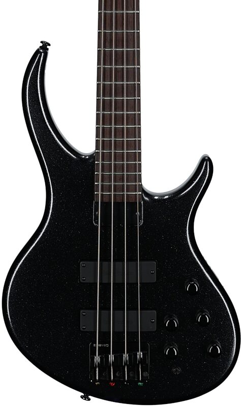 open zoom image for Tobias Killer B IV Bass Guitar (with Gig Bag), Black Pearl, Body Straight Front