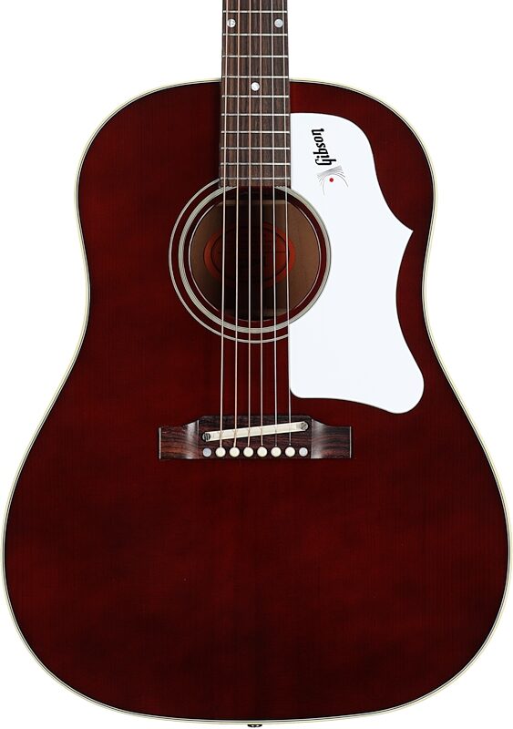 open zoom image for Gibson '60s J-45 Original Acoustic Guitar (with Case), Wine Red, Open Box (Very Good), Body Straight Front