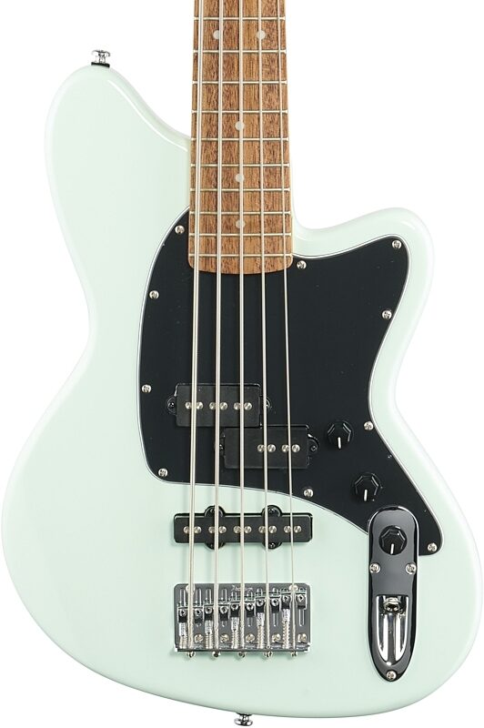 open zoom image for Ibanez Talman TMB35 Bass Guitar, Mint Green, Body Straight Front