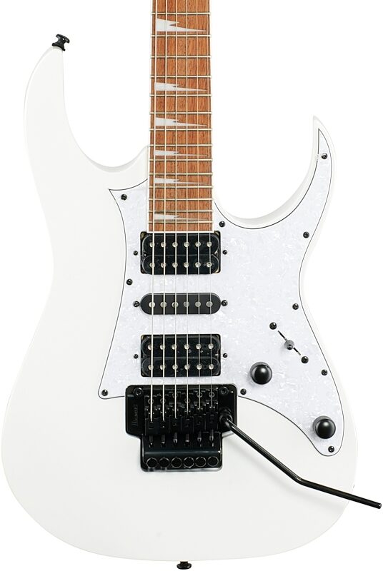 open zoom image for Ibanez RG450DXB Electric Guitar, White, Body Straight Front