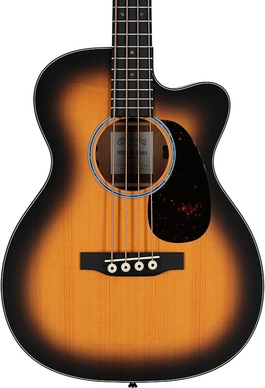 open zoom image for Martin 000C Junior E Acoustic-Electric Bass (with Soft Case), Burst, Body Straight Front