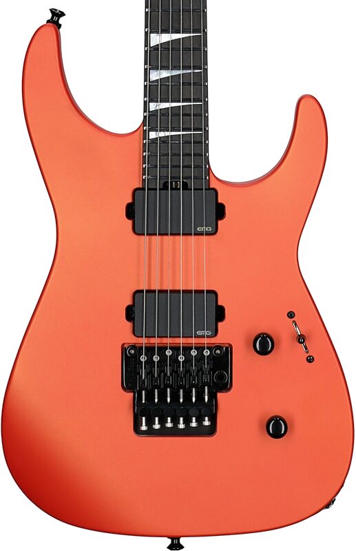 open zoom image for Jackson American Soloist SL2MG Electric Guitar (with Case), Lambo Orange, Open Box (Very Good), Body Straight Front