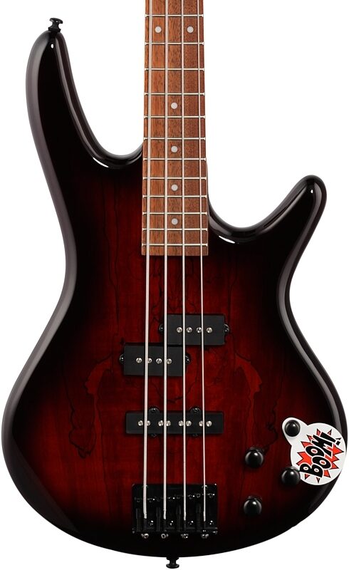 open zoom image for Ibanez GSR200M Electric Bass, Charcoal Brown, Body Straight Front