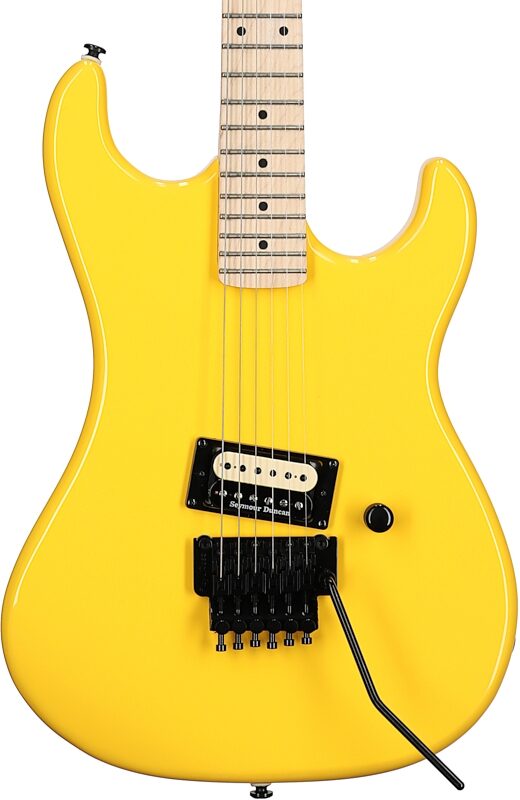 open zoom image for Kramer Baretta Original Series Electric Guitar, Bumblebee Yellow, Body Straight Front
