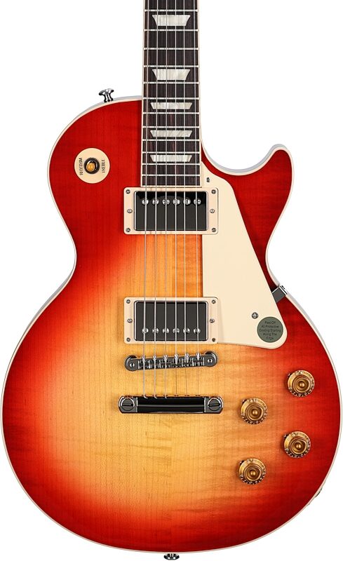 open zoom image for Gibson Les Paul Standard '50s Electric Guitar (with Case), Heritage Cherry Sunburst, Body Straight Front