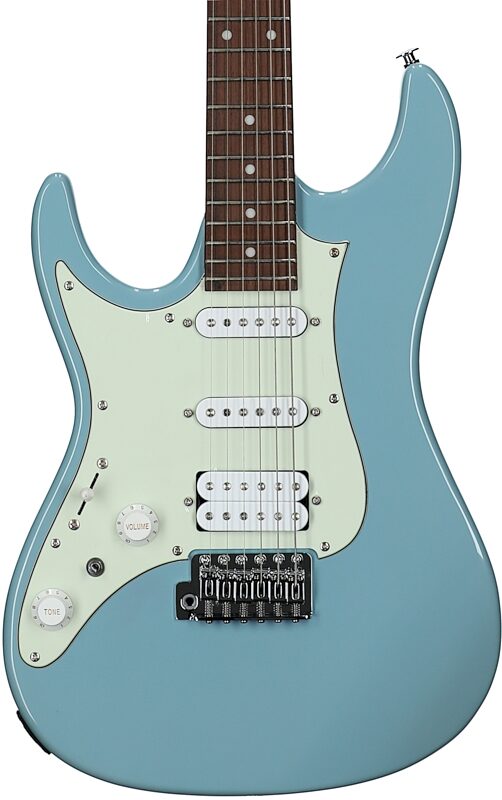 open zoom image for Ibanez AZ Essentials Electric Guitar, Left-Handed, Purist Blue, Body Straight Front
