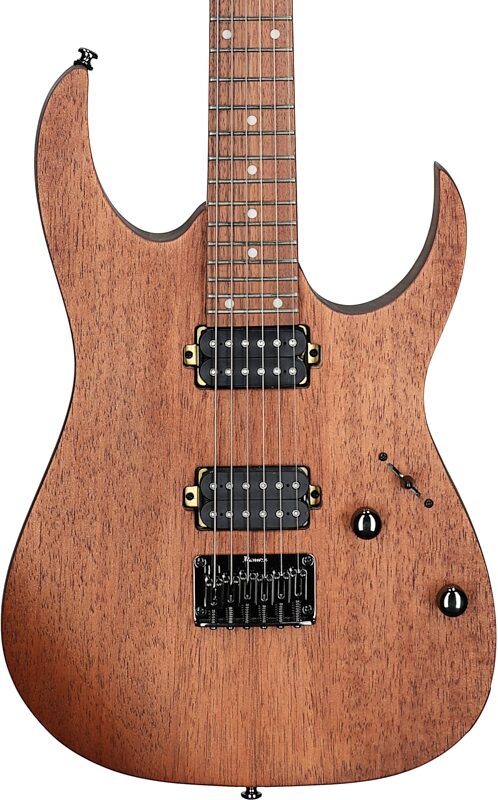 open zoom image for Ibanez RG421 RG Electric Guitar with Fixed Bridge, Mahogany Oil, Body Straight Front