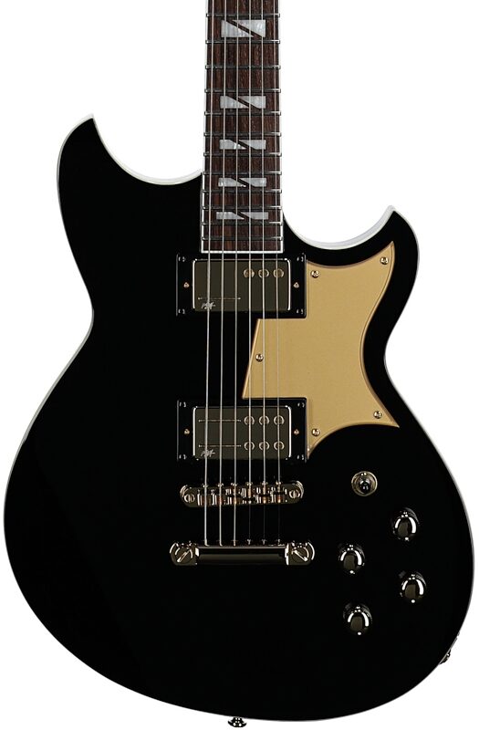 open zoom image for Reverend Kyle Shutt II Electric Guitar, Midnight Black, Body Straight Front