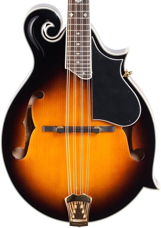 open zoom image for Washburn Florentine Cutaway Mandolin (with Case), New, Body Straight Front