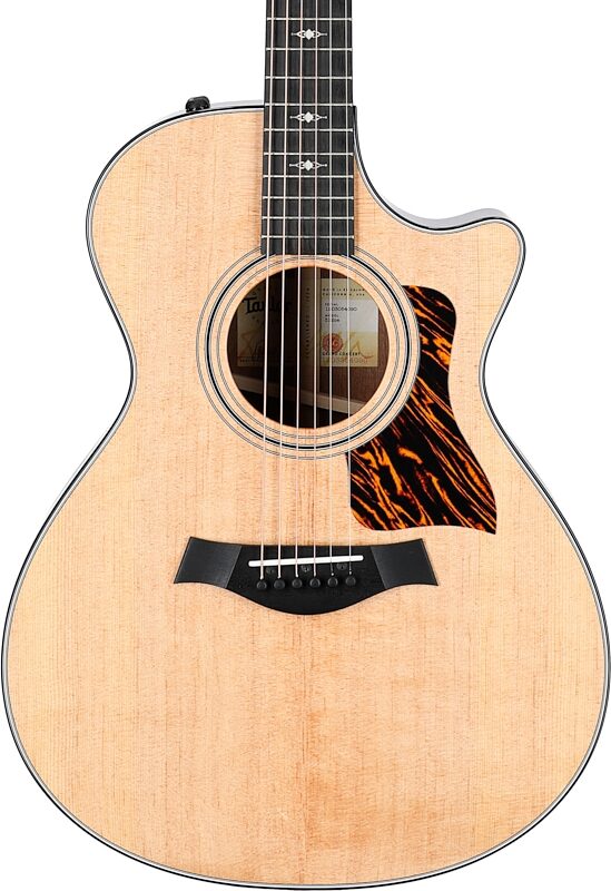 open zoom image for Taylor 312ce V2 Grand Concert Acoustic-Electric Guitar (with Case), Natural, Body Straight Front