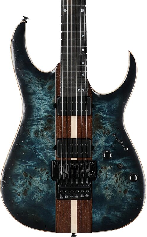 open zoom image for Ibanez RGA20P1PB Premium Electric Guitar (with Gig Bag), Cosmic Blue Burst, Open Box (Very Good), Body Straight Front
