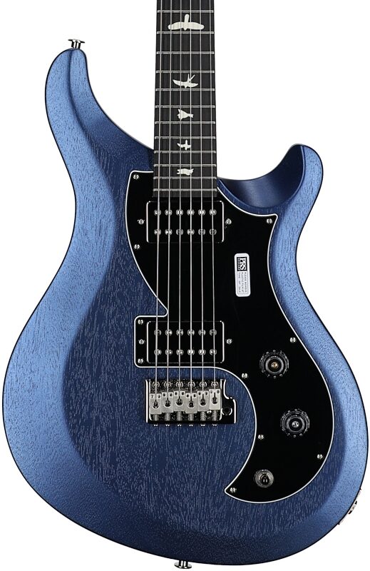 open zoom image for PRS Paul Reed Smith S2 Vela HHT Satin Electric Guitar (with Gig Bag), Metallic Midnight, Body Straight Front