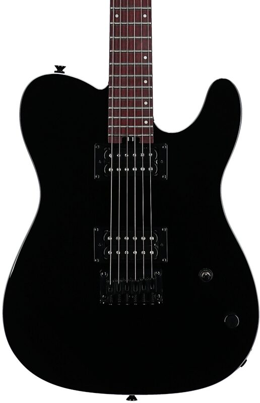 open zoom image for Charvel Standard Series SD2 HH HT Electric Guitar, Gloss Black, Open Box (Good), Body Straight Front