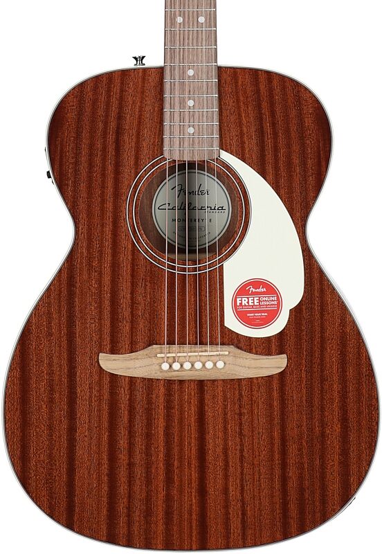 open zoom image for Fender California Standard Monterey E Orchestra Acoustic-Electric Guitar, Natural, Body Straight Front