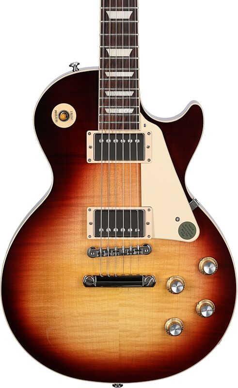 open zoom image for Gibson Les Paul Standard '60s Electric Guitar (with Case), Bourbon Burst, Body Straight Front