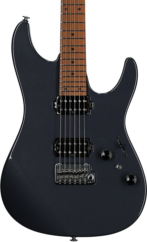 open zoom image for Ibanez AZ2402 Prestige Electric Guitar (with Case), Gray Metallic, Open Box (Very Good), Body Straight Front