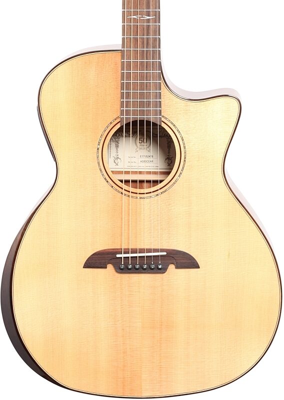 open zoom image for Alvarez AG60CEAR Grand Auditorium Cutaway Acoustic-Electric Guitar, New, Body Straight Front