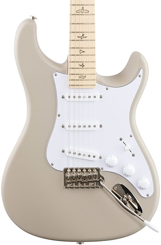 open zoom image for PRS Paul Reed Smith John Mayer Silver Sky Electric Guitar, Maple Fretboard (with Gig Bag), Moc Sand Satin, Body Straight Front