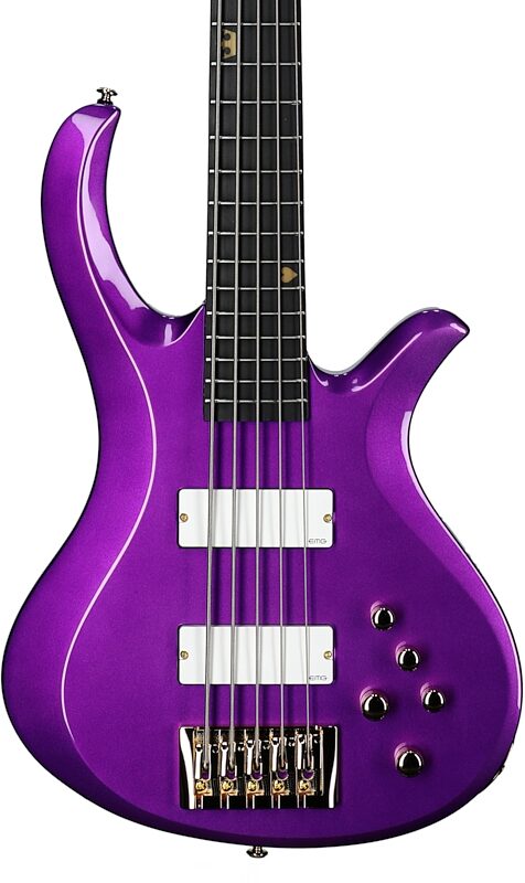 open zoom image for Schecter FreeZesicle-5 Electric Bass, 5-String, Purple, Open Box (Very Good), Body Straight Front