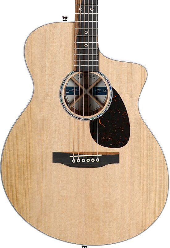 open zoom image for Martin SC-13E Modern Acoustic-Electric Guitar (with Soft Case), Natural, Body Straight Front