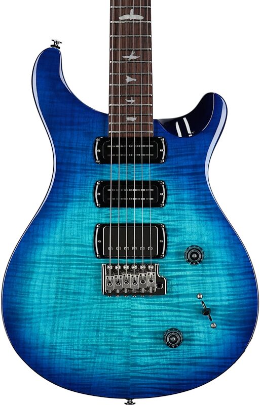 open zoom image for PRS Paul Reed Smith SE Studio Electric Guitar (with Gig Bag), Lake Blue, Open Box (Very Good), Body Straight Front