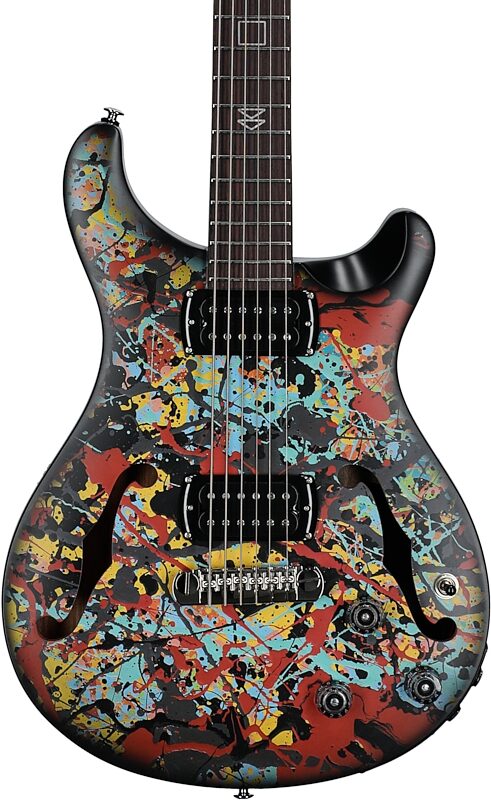 open zoom image for PRS Paul Reed Smith SE Ed Sheeran Hollowbody I Baritone Electric Guitar (with Gig Bag), Cosmic Splash, Body Straight Front