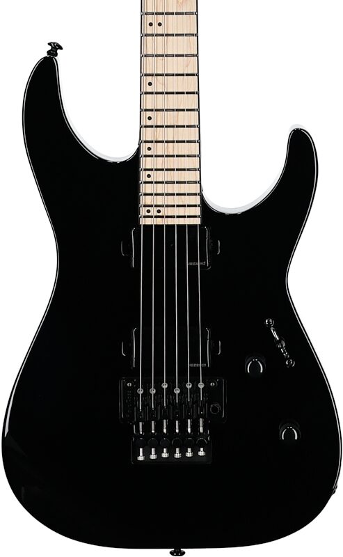 open zoom image for ESP LTD Deluxe M-1000 Maple Electric Guitar, Black, Body Straight Front