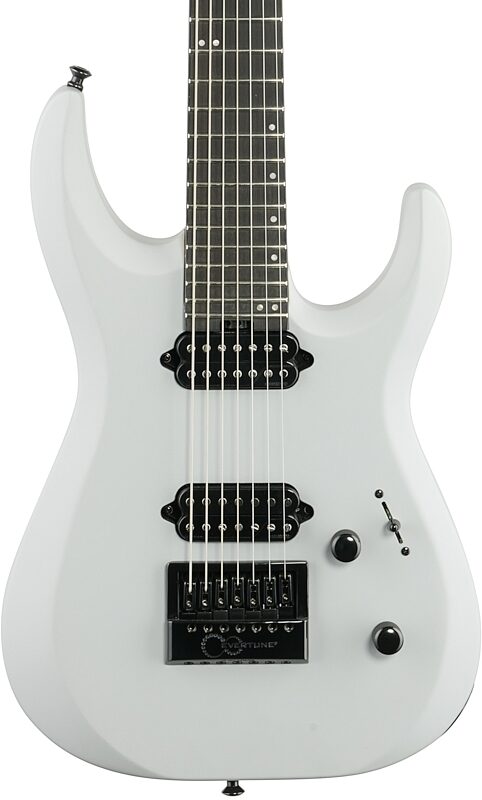 open zoom image for Jackson Pro Dinky DK2 Modern EverTune 7 Prime Electric Guitar, 7-String, Gray, Body Straight Front