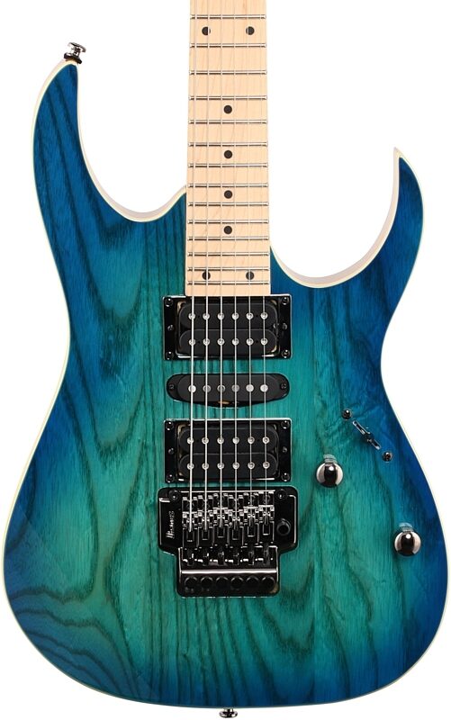 open zoom image for Ibanez RG470AHM Electric Guitar, Blue Moon Burst, Open Box (Good), Body Straight Front