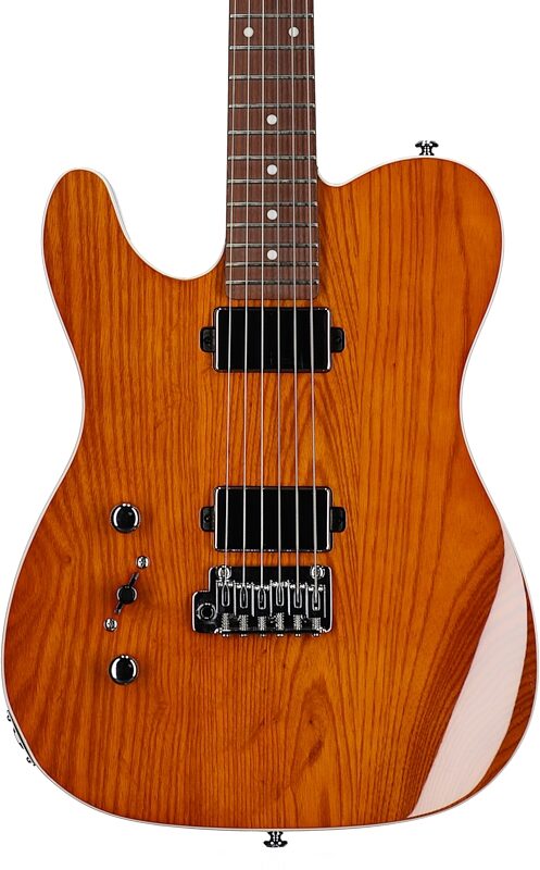 open zoom image for Schecter PT Van Nuys Electric Guitar, Left-Handed, Gloss Natural Ash, Body Straight Front