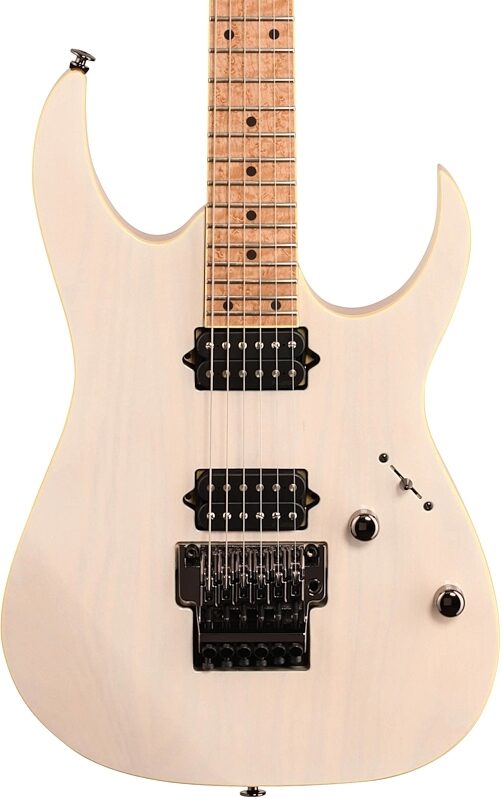 open zoom image for Ibanez RG652AHM Prestige Electric Guitar (with Case), Antique White Blonde, Body Straight Front