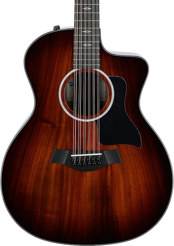 open zoom image for Taylor 264ce-K Deluxe 12-String Grand Auditorium Acoustic-Electric Guitar (with Case), Shaded Edgeburst, Body Straight Front