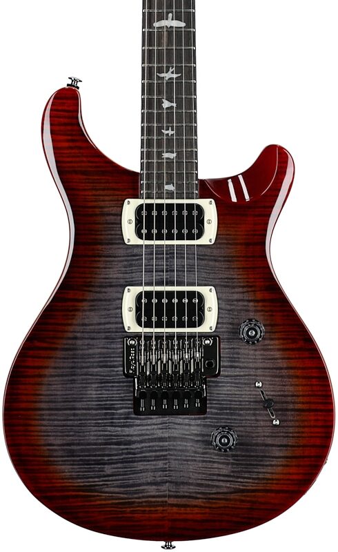 open zoom image for PRS Paul Reed Smith SE Custom 24 Floyd Electric Guitar (with Gig Bag), Charcoal Cherry Burst, Open Box (Very Good), Body Straight Front