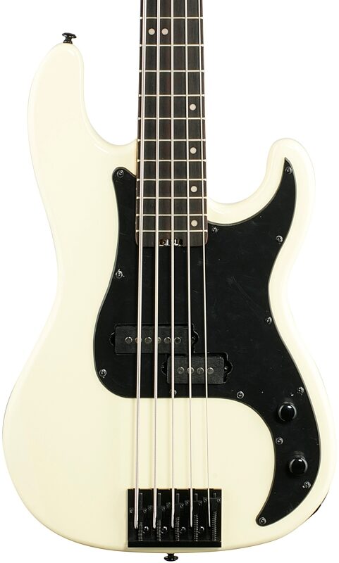 open zoom image for Schecter P-5 Bass Guitar, 5-String, Ivory, Body Straight Front